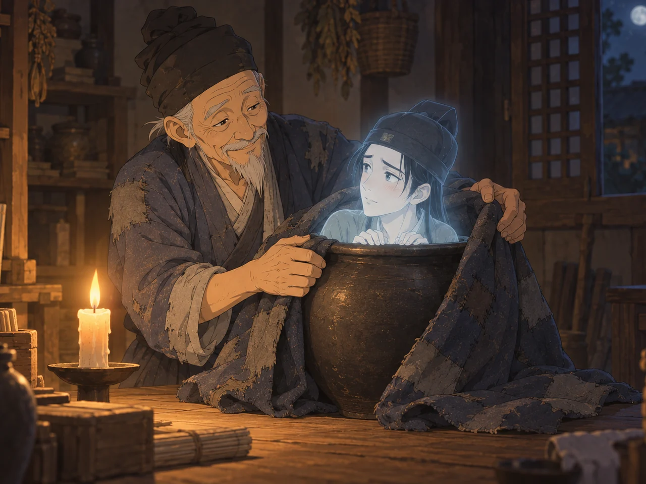 Judge Bao and the Black Pot illustration