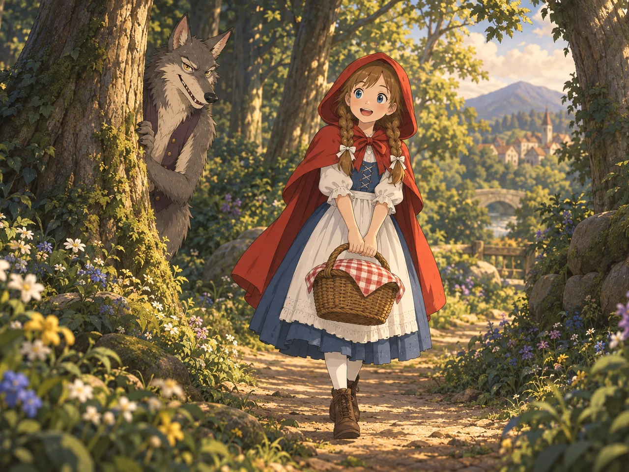 Little Red Riding Hood illustration
