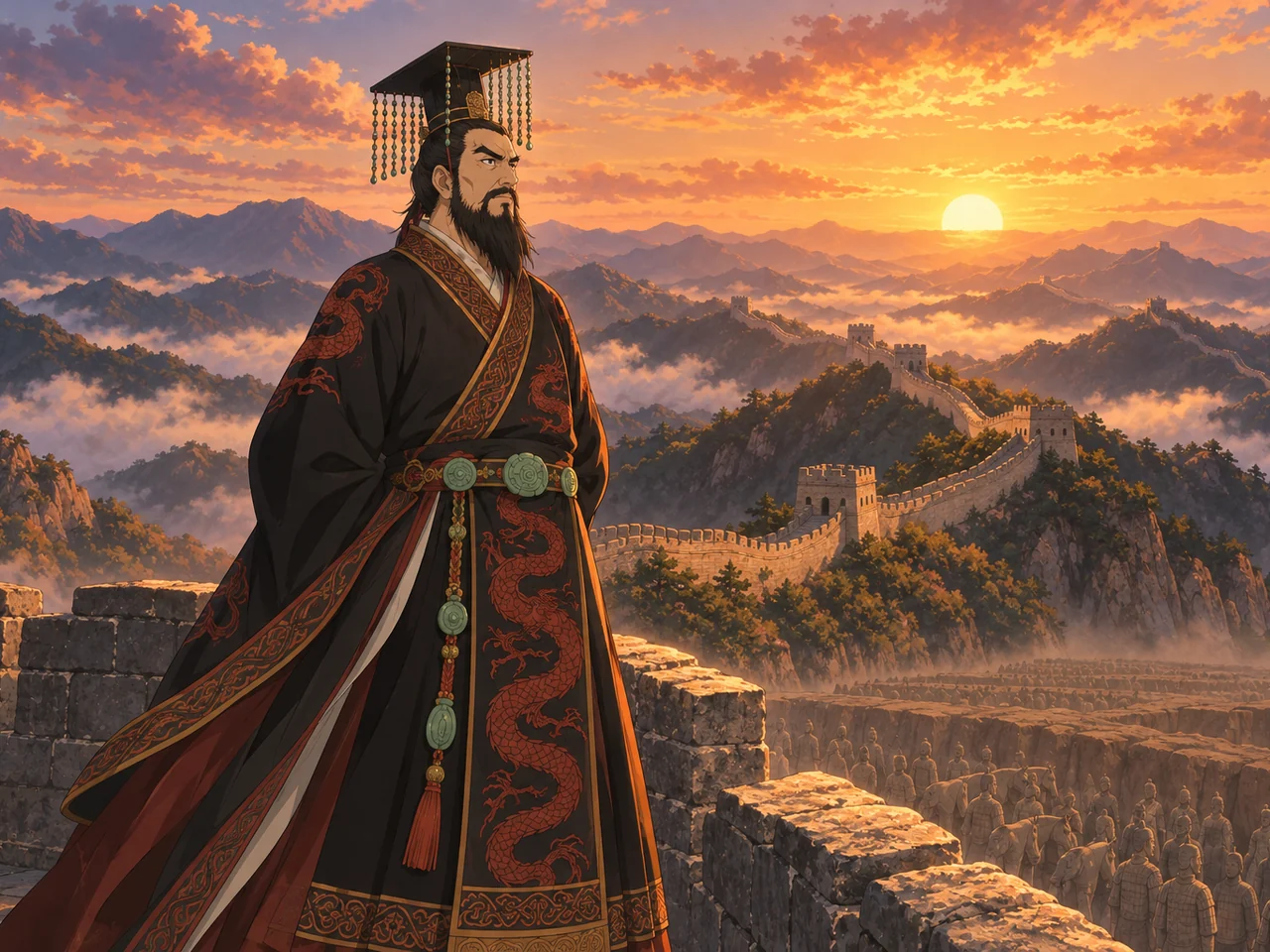 Qin Shi Huang, the First Emperor illustration