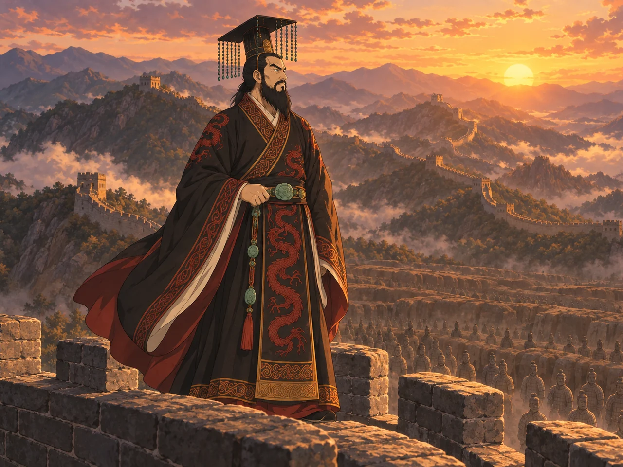 Qin Shi Huang: Unifying China illustration