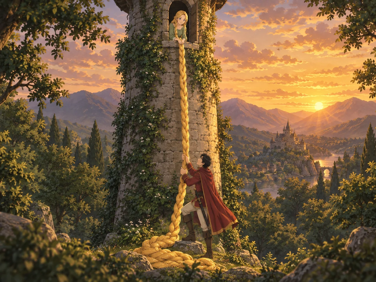 Rapunzel illustration