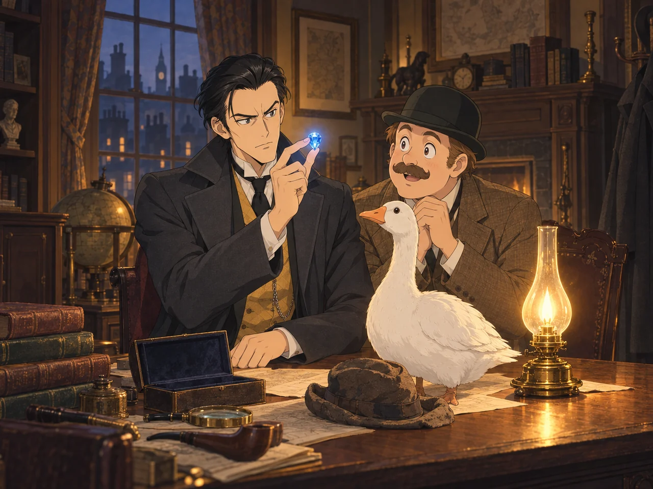 Sherlock Holmes: The Blue Carbuncle illustration