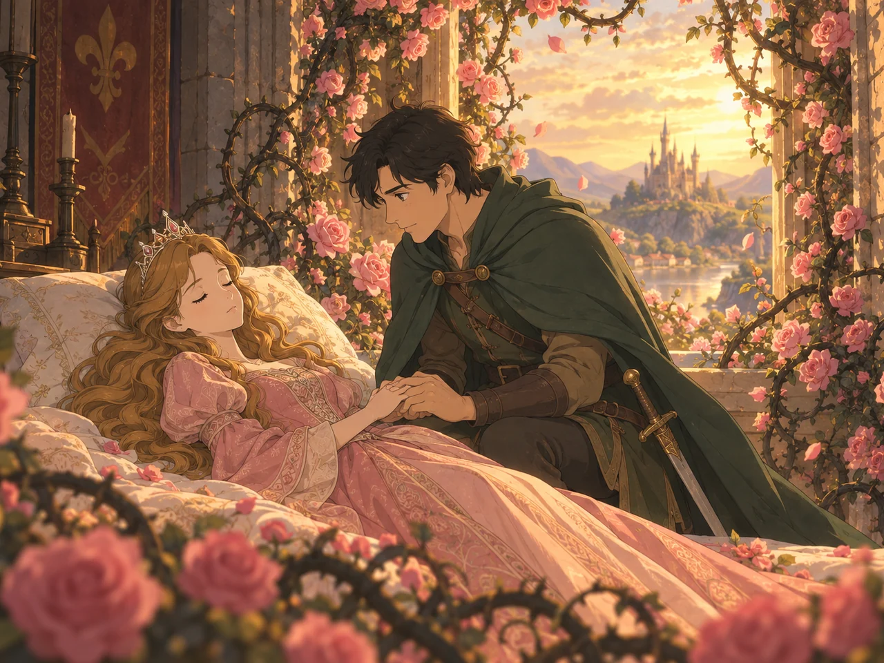 Sleeping Beauty illustration