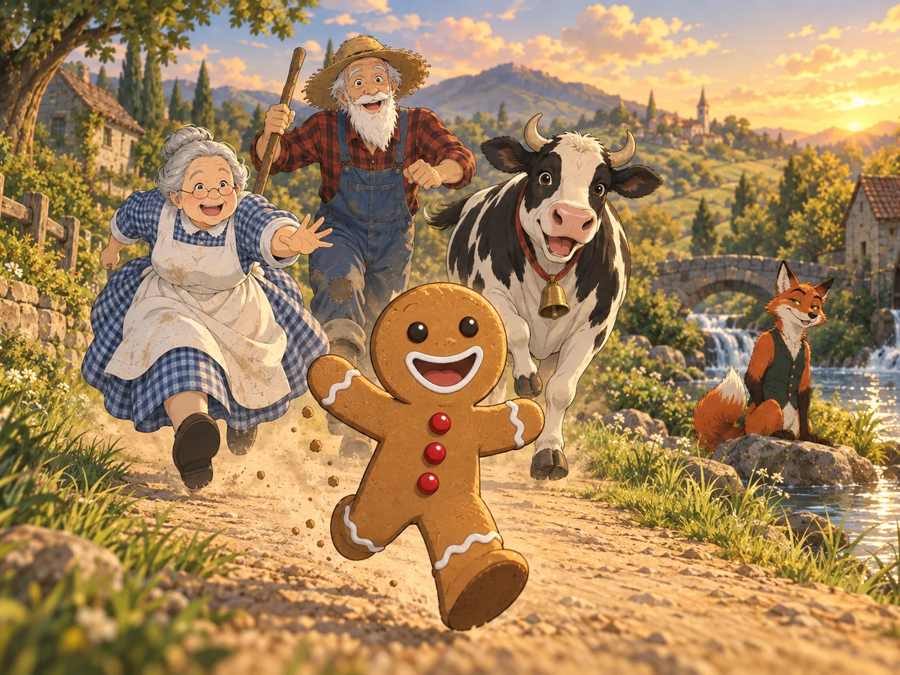 The Gingerbread Man illustration