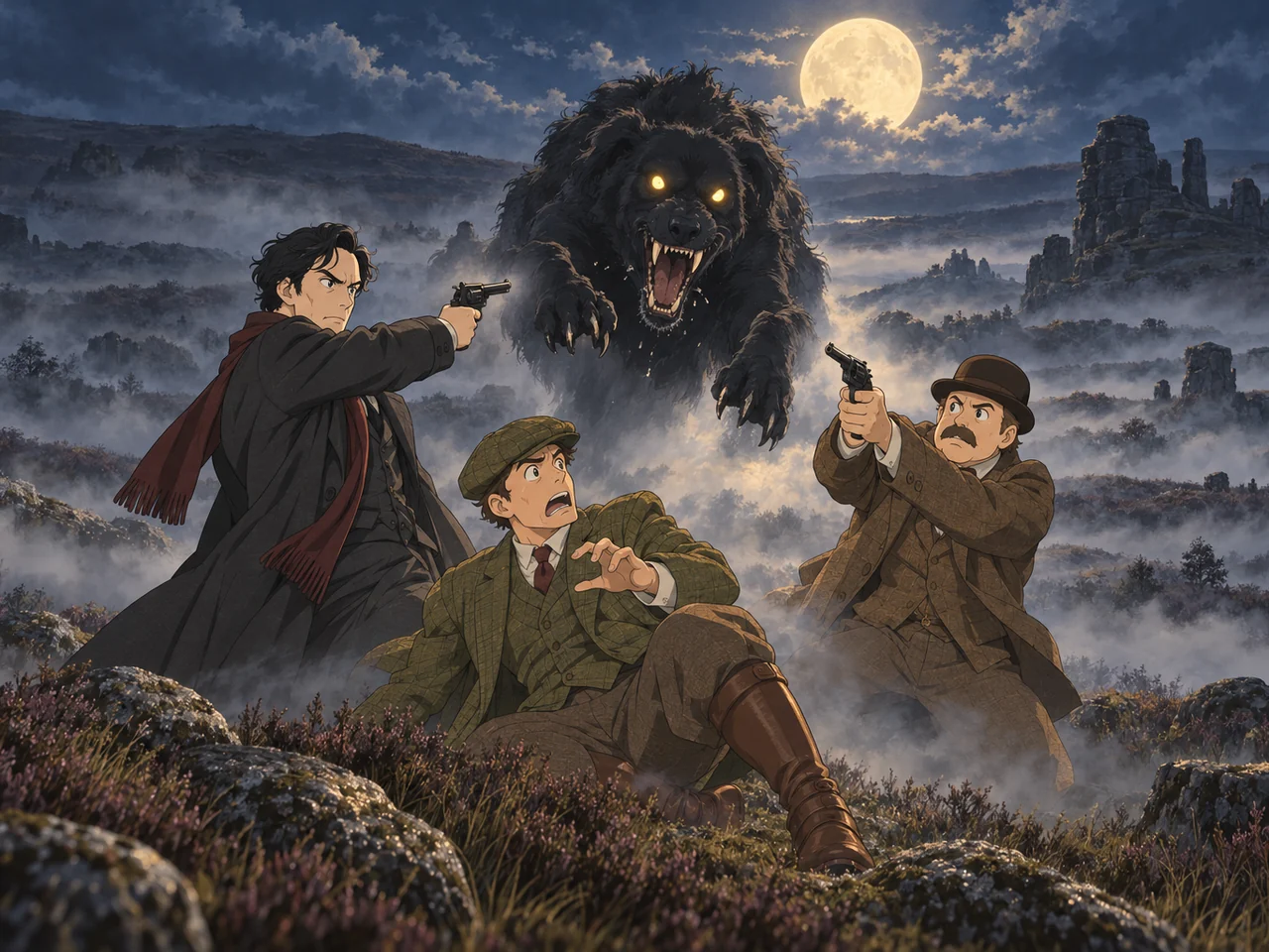 The Hound of the Baskervilles illustration