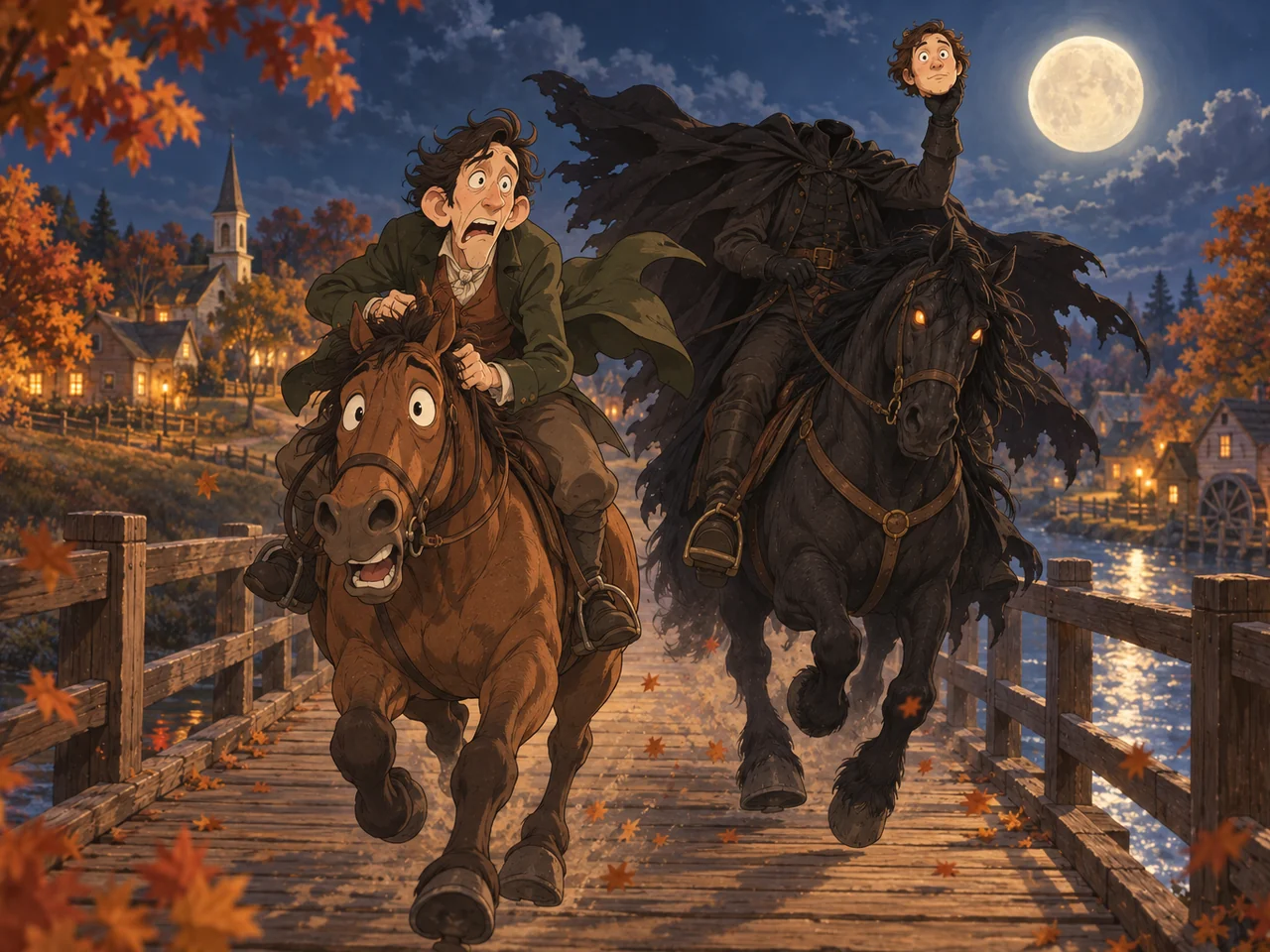 The Legend of Sleepy Hollow illustration