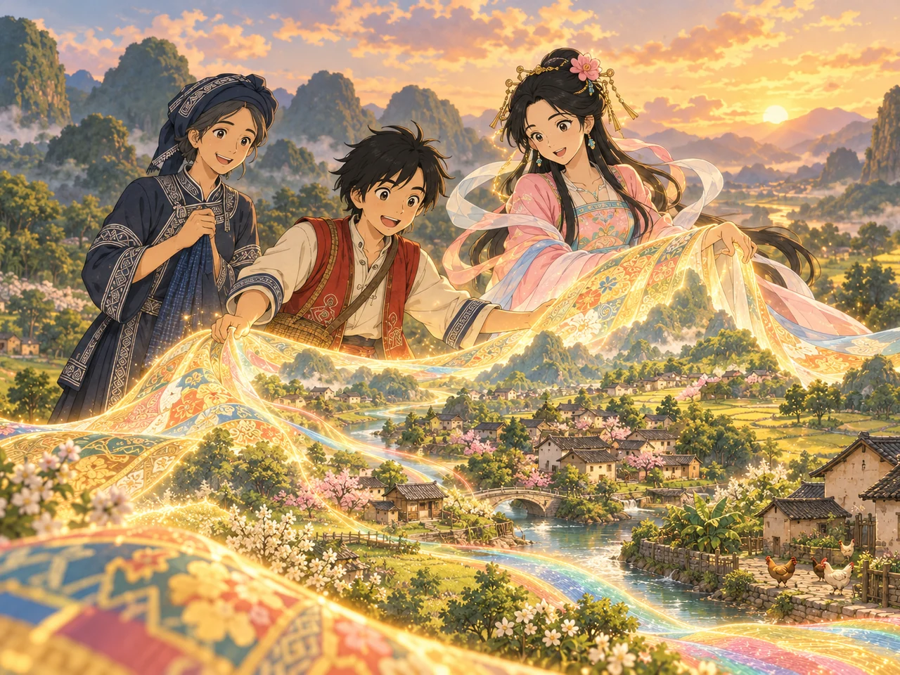 The Magic Brocade illustration