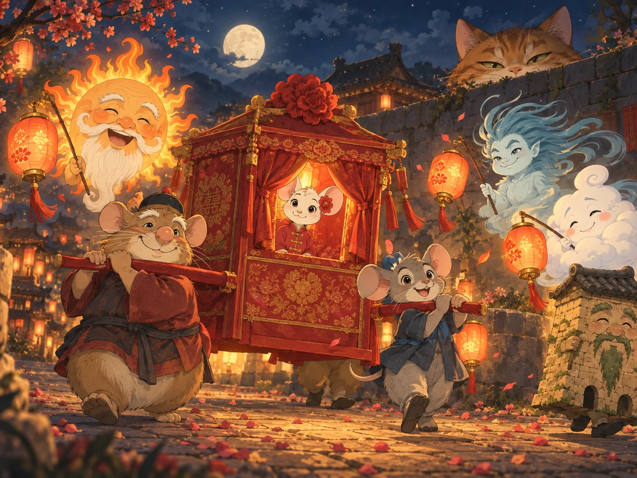 The Mouse's Wedding illustration