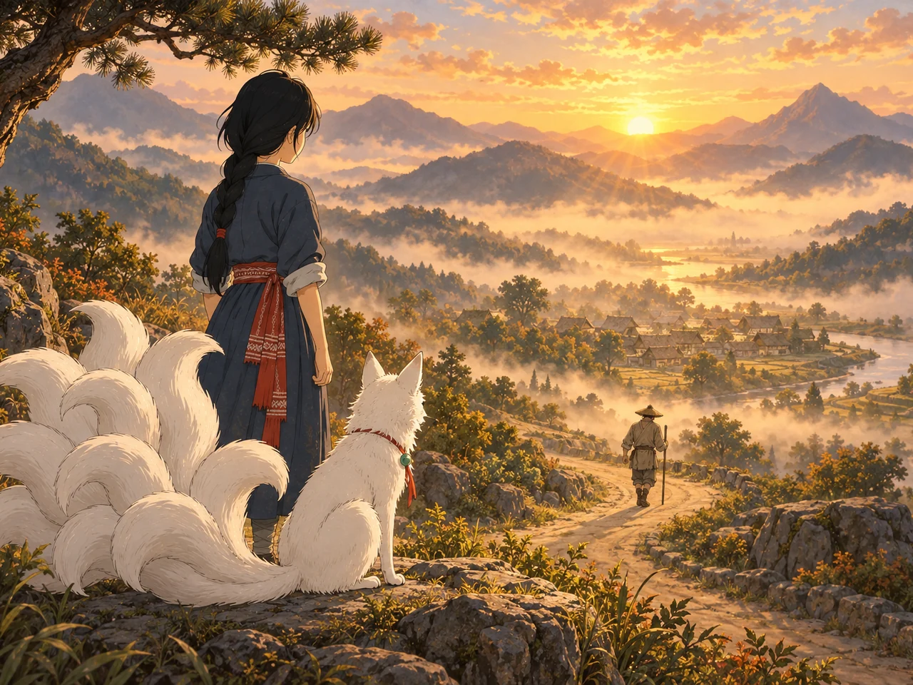The Nine-Tailed Fox illustration