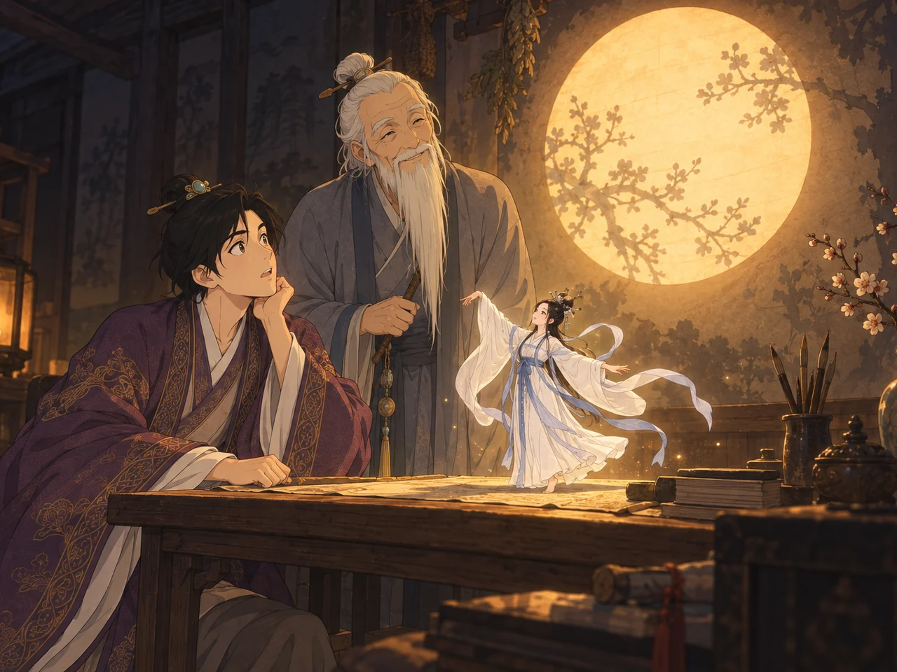The Taoist of Mount Lao illustration