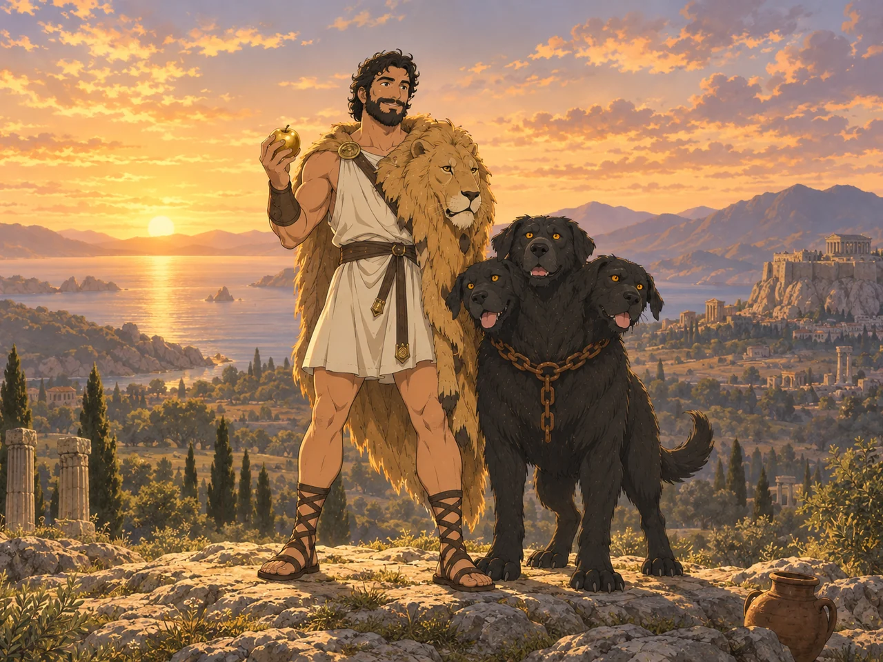 The Twelve Labors of Hercules illustration