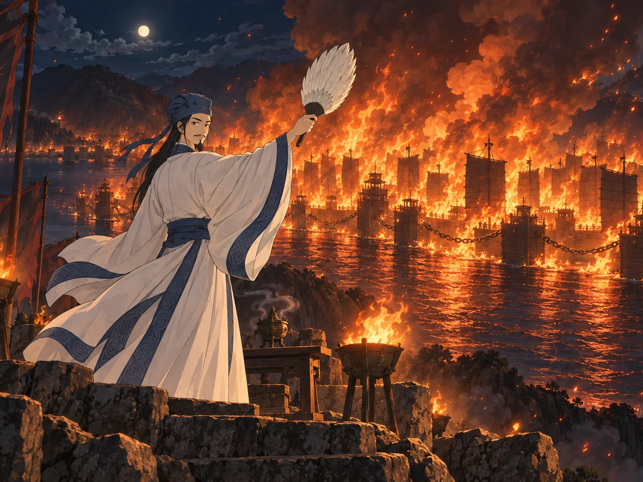 Three Kingdoms: Red Cliff illustration