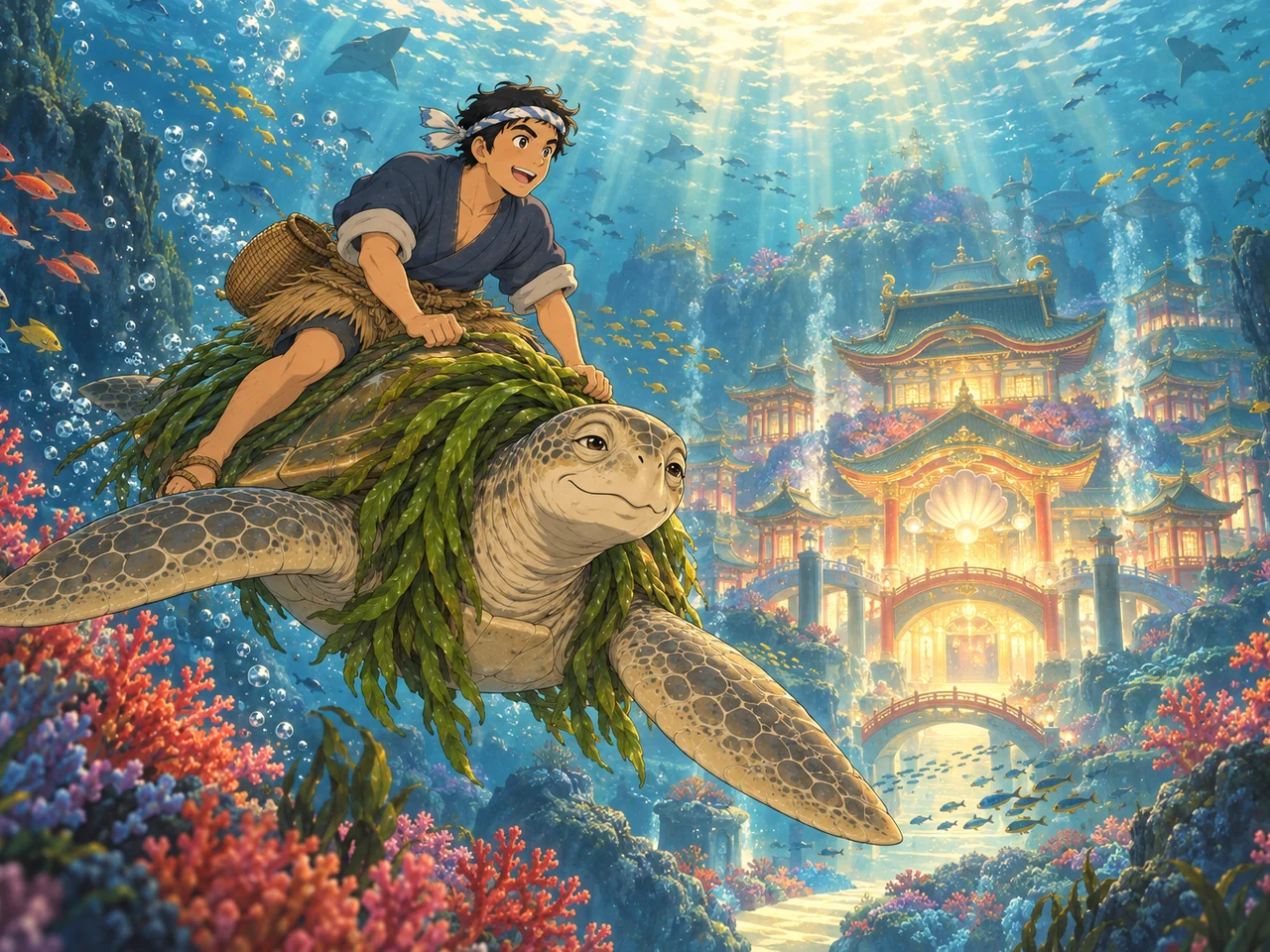 Urashima Taro illustration