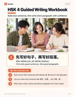 First page of HSK 4 Guided Writing Workbook