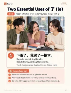 First page of Two Essential Uses of 了 (le)
